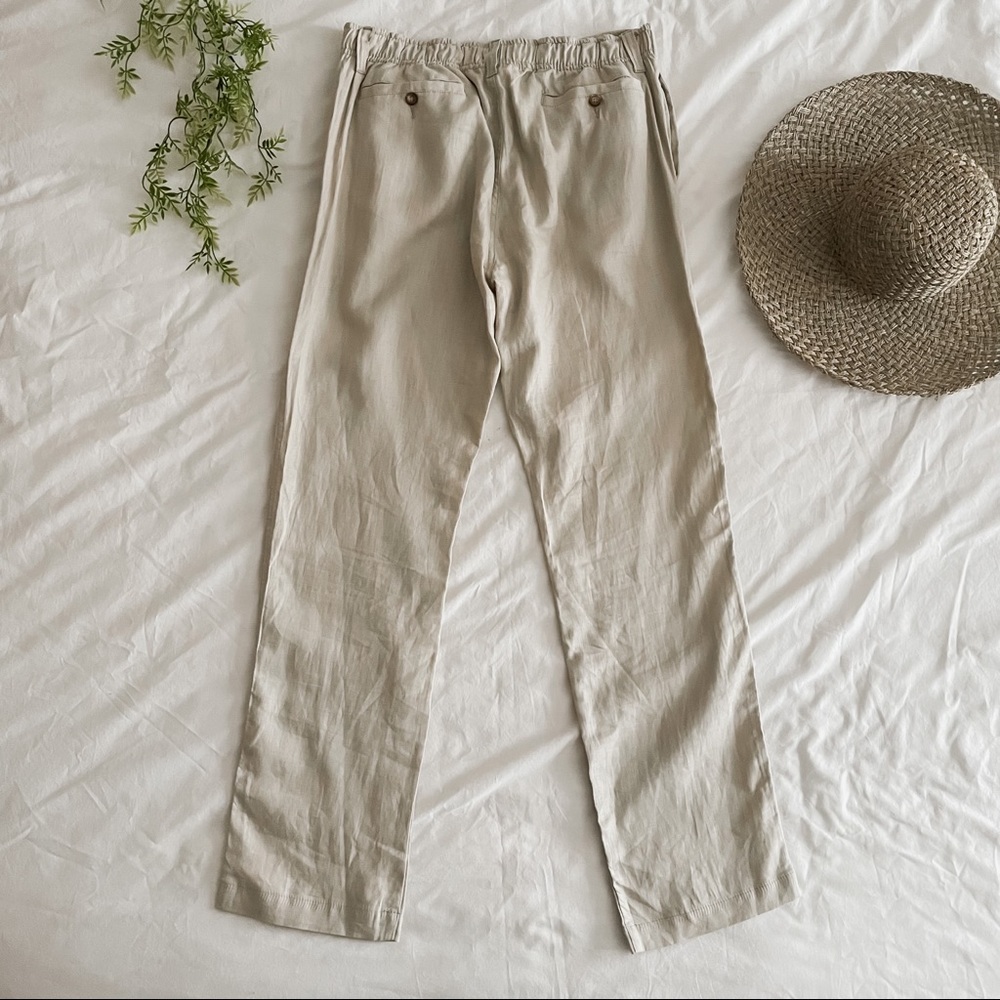 SOLD Azulu Anthropologie Linen Pants - Picture 2 of 2